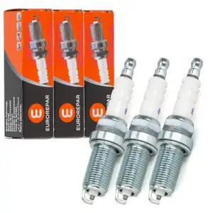 3x EUROREPAR Z&uuml;ndkerze f&uuml;r PSA C1 107 TOYOTA Aygo B1 Iq YarisS P9 P13 1.0 1625935380