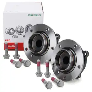 2x FAG 713667070 Radnabe f&uuml;r BMW E34 540i V8 E39 525i 530i E60 E61 E63 vorne 31226765601