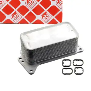 febi 105959 Ölkühler + Dichtungen für BMW F30-34 F32-36 F10 F11 F12 F13 F01-04 X3 X4 N57