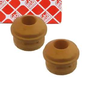 2x febi Anschlagpuffer Gummianschlag f&uuml;r OPEL Kadett E Ascona C DAEWOO Nubira Espero vorne