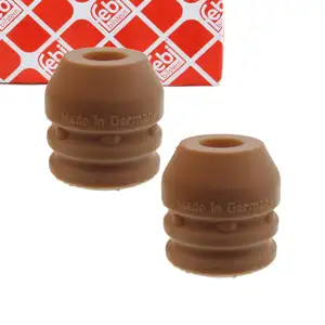2x febi 14593 Anschlagpuffer Gummianschlag f&uuml;r OPEL Astra G Zafira A Vorderachse 0344421