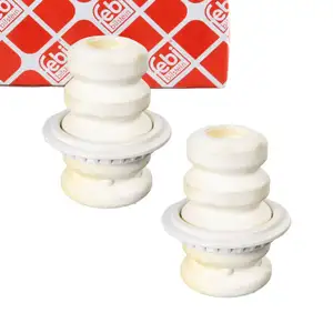 2x febi 109424 Anschlagpuffer Gummianschlag Puffer f&uuml;r FIAT Ducato Vorderachse 1376386080