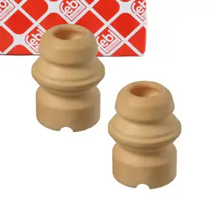 2x febi 21112 Anschlagpuffer Gummianschlag f&uuml;r BMW 1er E87 3er E46 X3 vorne 31331094750