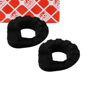 2x febi 34070 Anschlagpuffer Gummianschlag für NISSAN Qashqai/+2 RENAULT hinten unten