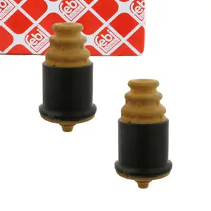 2x febi 36985 Anschlagpuffer Gummianschlag Gummilager f&uuml;r FIAT Panda Hinterachse 51732788