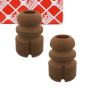 2x febi 37177 Anschlagpuffer Gummianschlag f&uuml;r PEUGEOT 206/CC/SW 206+ Vorderachse 5033.60