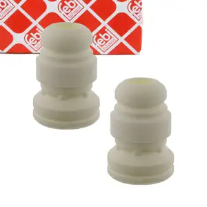 2x febi 30557 Anschlagpuffer Gummianschlag für PEUGEOT 407 6D Coupe 6C SW 6E vorne 5033.86