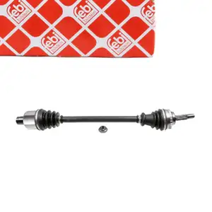 febi Antriebswelle Gelenkwelle f&uuml;r RENAULT Clio 2 Kangoo Schaltgetriebe vorne rechts