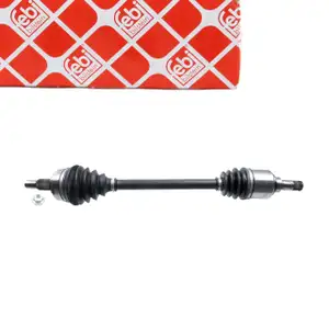 febi Antriebswelle Gelenkwelle f&uuml;r RENAULT Kangoo Grand 2 5-Gang Schaltg. vorne links