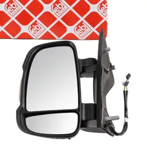febi KOMPLETT Außenspiegel für CITROEN Jumper 2 FIAT Ducato 250_ PEUGEOT Boxer links