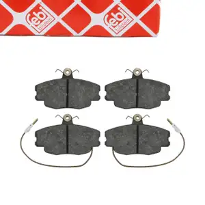 febi 16241 Bremsbel&auml;ge + Warnkontakt f&uuml;r PEUGEOT 205 1 2 309 1 2 RENAULT Espace 1 vorne