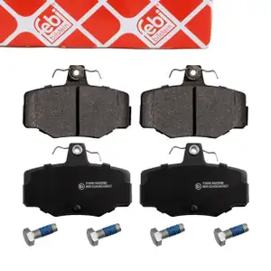 febi Bremsbel&auml;ge Bremsbelagsatz f&uuml;r NISSAN Almera 2 Almera Tino V10 Primera P10 P11 hinten