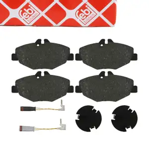 febi 16452 Bremsbel&auml;ge + Warnkontakt f&uuml;r MERCEDES-BENZ W211 S211 W220 vorne 0034206520