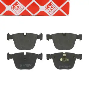 febi Bremsbel&auml;ge Bremsbelagsatz f&uuml;r BMW E82 E90 E92 E60 E61 E63 E64 E65 E66 E67 X5 hinten