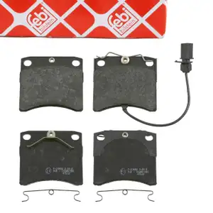 febi Bremsbel&auml;ge + Warnkontakt f&uuml;r VW Transporter California PR-Nr. 1LE vorne 7D0698151C