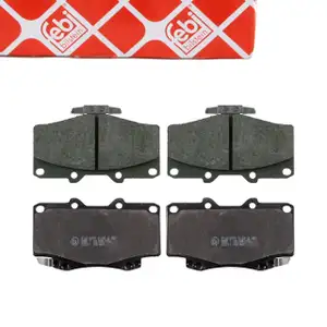 febi Bremsbel&auml;ge Bremsbelagsatz f&uuml;r TOYOTA Land Cruiser J7 4 Runner 2 Hilux 5 Taro vorne