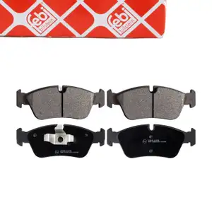 febi 16531 Bremsbel&auml;ge Bremsbelagsatz Bremskl&ouml;tze f&uuml;r BMW 1er E87 3er vorne 34112288849
