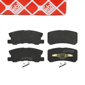 febi Bremsbel&auml;ge Bremsbelagsatz f&uuml;r MITSUBISHI Pajero 3 4 Outlander 2 JEEP Patriot hinten