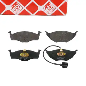 febi 16620 Bremsbel&auml;ge + Warnkontakt f&uuml;r AUDI A2 8Z 1.2 TDI 50 863 Coupe vorne 8Z0698151