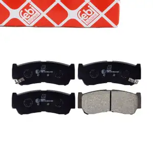febi 16668 Bremsbel&auml;ge Bremsbelagsatz f&uuml;r HYUNDAI H-1 Starex A1 Santa Fe 2 3 CM DMA hinten