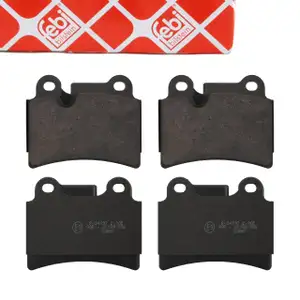 febi 16671 Bremsbel&auml;ge Bremsbelagsatz VW Touareg 7L PR-Nr. 1KQ f&uuml;r 330mm hinten 7L6698451B