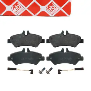 febi 16708 Bremsbel&auml;ge + Warnkontakt f&uuml;r MERCEDES-BENZ Sprinter 906 3-5t hinten 0044206920