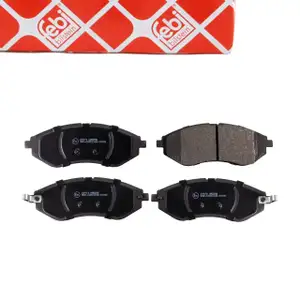 febi Bremsbel&auml;ge Bremsbelagsatz f&uuml;r CHEVROLET DAEWOO Aveo Kalos T200 T250 T255 KLAS vorne