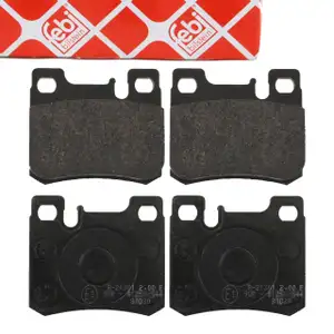 febi Bremsbel&auml;ge Bremsbelagsatz f&uuml;r MERCEDES-BENZ W202 124 W124 mit ASR hinten 0024200120