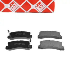 febi Bremsbel&auml;ge Bremsbelagsatz f&uuml;r TOYOTA Avensis T22 Camry V1 Carina 5 E 6 Celica hinten