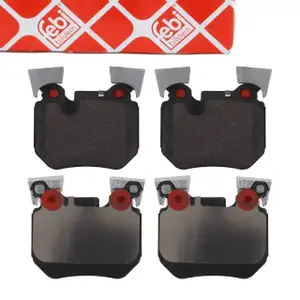 febi 16767 Bremsbel&auml;ge Bremsbelagsatz f&uuml;r BMW 1er E81 E82 E87 E88 3er E90 E91 E92 hinten