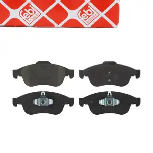 febi Bremsbel&auml;ge Bremsbelagsatz f&uuml;r RENAULT Megane 3 Scenic 3 Clio 5 Zoe DACIA vorne