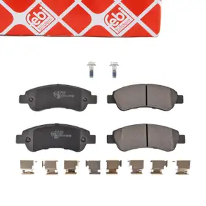 febi 16814 Bremsbel&auml;ge Bremsbelagsatz f&uuml;r CITROEN Jumper PEUGEOT Boxer FIAT Ducato hinten