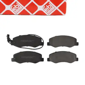 febi Bremsbel&auml;ge + Warnkontakt f&uuml;r RENAULT Master 3 OPEL Movano B NISSAN NV400 X62 hinten