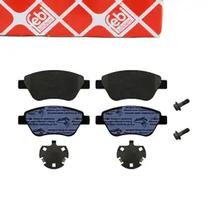 febi 16859 Bremsbel&auml;ge Bremsbelagsatz f&uuml;r FIAT Panda/Classic 169 1.3D 1.4 Mj. 2009 vorne