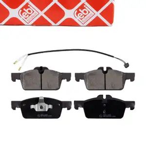 febi Bremsbel&auml;ge + Warnkontakt f&uuml;r PEUGEOT 508 8D 8E mit 283mm Scheiben vorne 1610100580