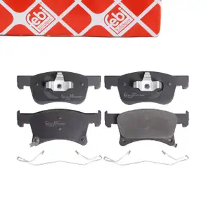 febi 16942 Bremsbel&auml;ge Bremsbelagsatz Bremskl&ouml;tze f&uuml;r OPEL Corsa E Adam Zoll vorne 1605281