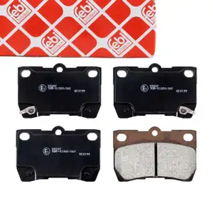 febi 170295 Bremsbel&auml;ge Bremsbelagsatz f&uuml;r LEXUS GS S19 IS C IS 2 hinten 04466-22190