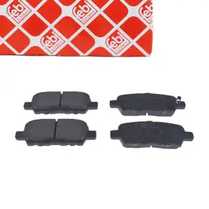 febi Bremsbel&auml;ge f&uuml;r NISSAN X-Trail 1 Tiida Leaf Murano 350Z 370Z hinten D4060-8H385