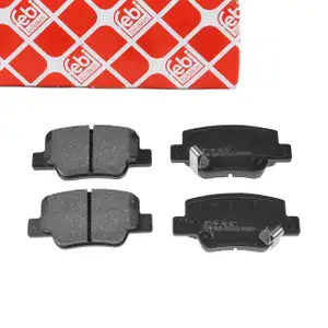 febi 175211 Bremsbel&auml;ge Bremsbelagsatz f&uuml;r TOYOTA Verso Bj. 04.09-08.18 hinten 04466-0F010