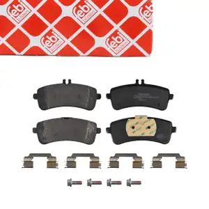 febi 176871 Bremsbeläge Bremsbelagsatz für MERCEDES W205 S205 C/A205 W222 C217 AMG hinten
