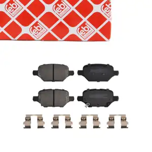 febi 177073 Bremsbel&auml;ge Bremskl&ouml;tze f&uuml;r OPEL Mokka/10 J13 Fgst. J4000001 hinten 42539412