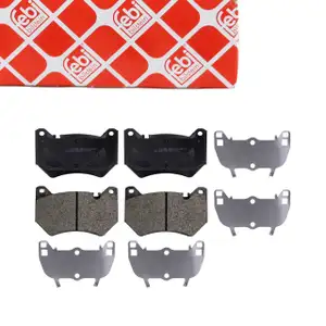 febi 177186 Bremsbel&auml;ge Bremsbelagsatz f&uuml;r AUDI Q5 FY PR-1LH/1LP mit 338mm vorne
