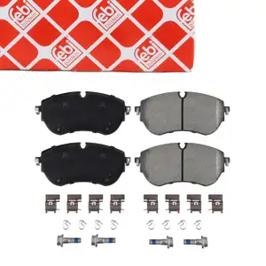 febi 177657 Bremsbel&auml;ge Bremsbelagsatz f&uuml;r VW Amarok PR-2E4 mit 332mm vorne 2H6698151A