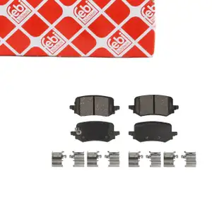 febi 186404 Bremsbel&auml;ge f&uuml;r HYUNDAI Tucson NX4 Fgst. TMA KIA Sportage 5 Fgst. U5Y hinten