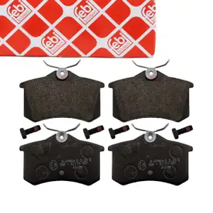 febi Bremsbel&auml;ge Bremsbelagsatz f&uuml;r LANCIA Delta 1 2.0 Bj. 06.1993-01.1994 hinten 9944395