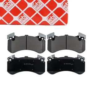 febi Bremsbel&auml;ge Bremsbelagsatz f&uuml;r AUDI A8 4H D4 mit &Oslash; 400mm Scheiben vorne 4G0698151AB