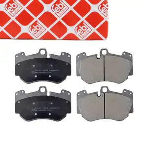 febi Bremsbel&auml;ge Bremsbelagsatz f&uuml;r AUDI A4 B7 B8 A8 4E D3 R8 mit &Oslash; 380mm Scheiben vorne