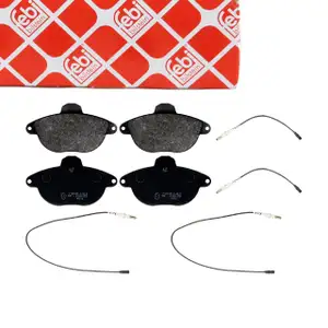 febi Bremsbel&auml;ge + Warnkontakt f&uuml;r CITROEN Xantia X1 2.0i/Turbo 2.1 Turbo D vorne 4251.58