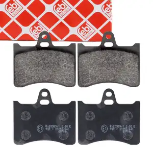 febi 116036 Bremsbel&auml;ge Bremsbelagsatz f&uuml;r CITROEN XM Break Y3 Y4 2.0-3.0 hinten 95661798