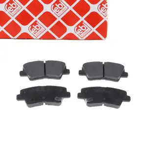 febi Bremsbel&auml;ge Bremsbelagsatz f&uuml;r HYUNDAI i40 VF KIA Rio 3 Carens 4 hinten 58302-1WA35